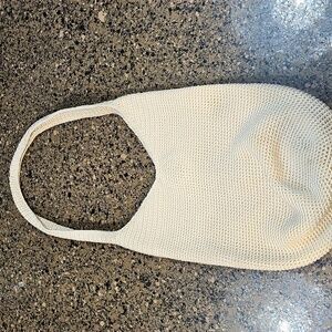 The Sak Crochet Creme Shoulder Bag